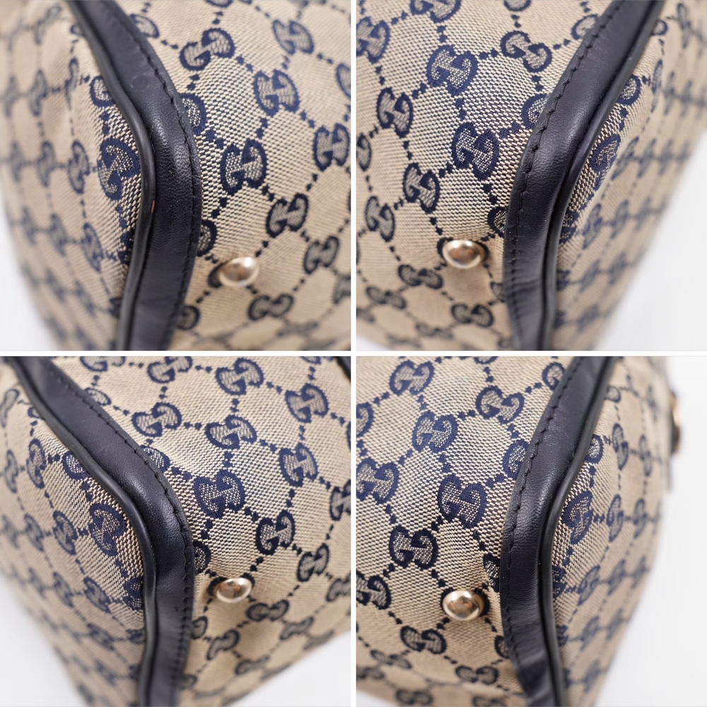 ❌️❌️SOLD❌️❌️BK23 💖 GUCCI GG Monogram Vintage Web Boston - Picture 9 of 16